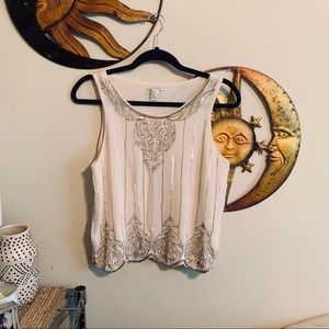 Gorgeous Beaded Forever 21 Blouse!!